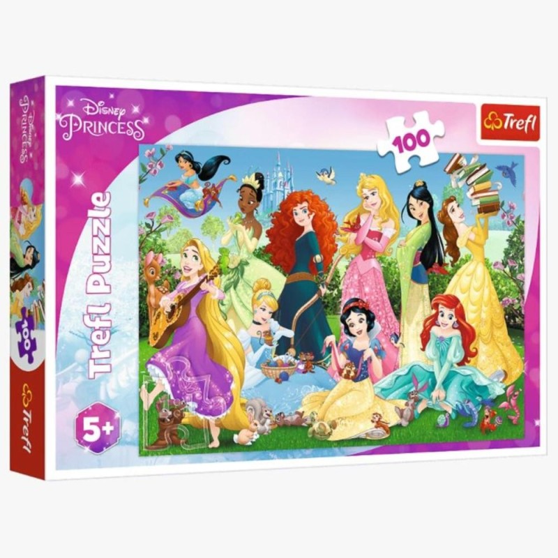 [1650552889] Puzzles 100  Charming princesses  Disney Princess - Jouet Educatif