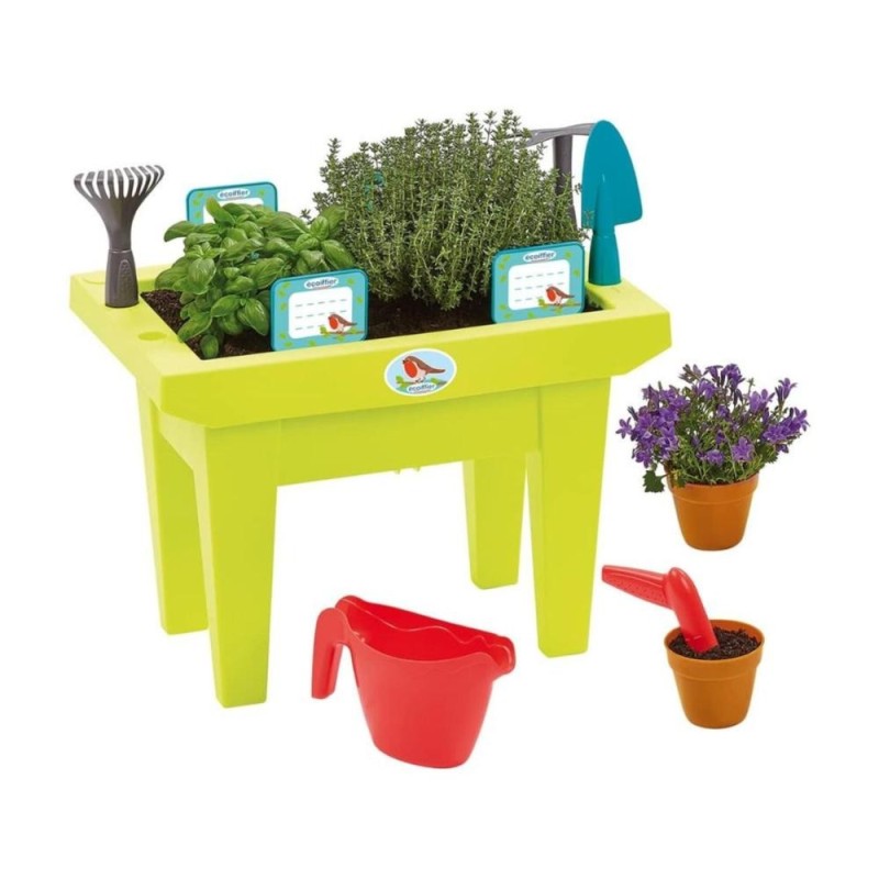 [1650554591] Jeu de jardinage La Jardinière Garnie Ecoiffier 4290