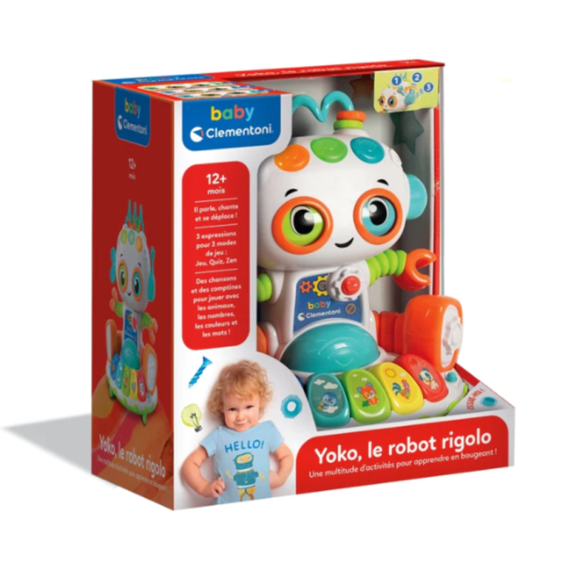 [1650559842] Yoko le robot éducatif musical interactif Clementoni 52558