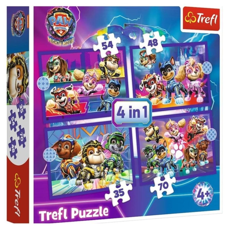 [1650562898] Puzzles 4in1 Viacom Paw Patrol 2023 34621