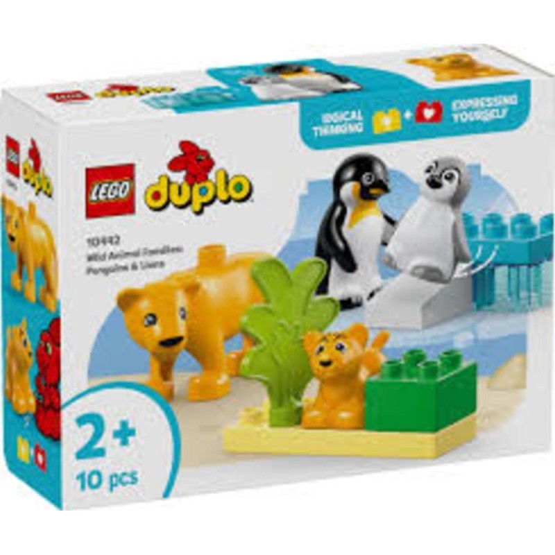 [1650564676] LEGO DUPLO 10442 Familles d’animaux sauvages pingouins et lions