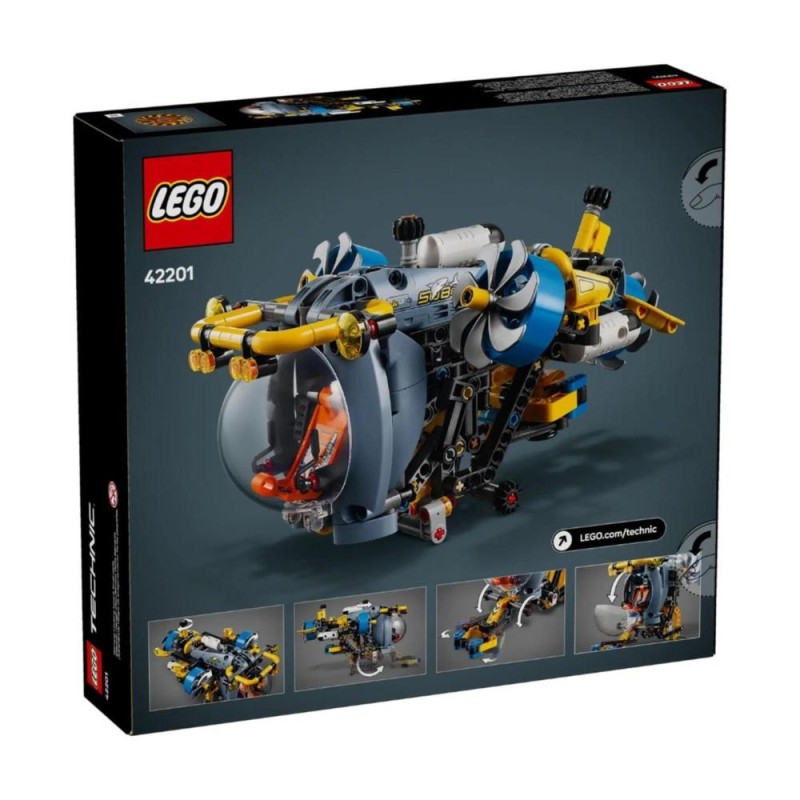 [1650564909] Jouet de construction LEGO Technic 42201 sous-marin de recherche