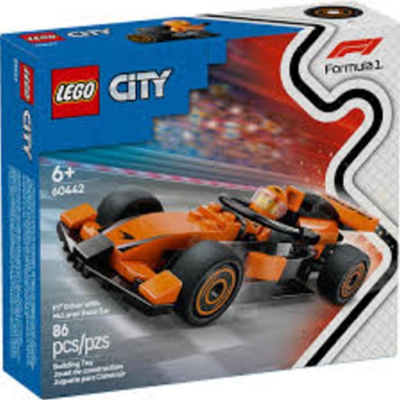 [1650564917] Jouet de construction LEGO City 60442 Voiture de Course F1 McLaren