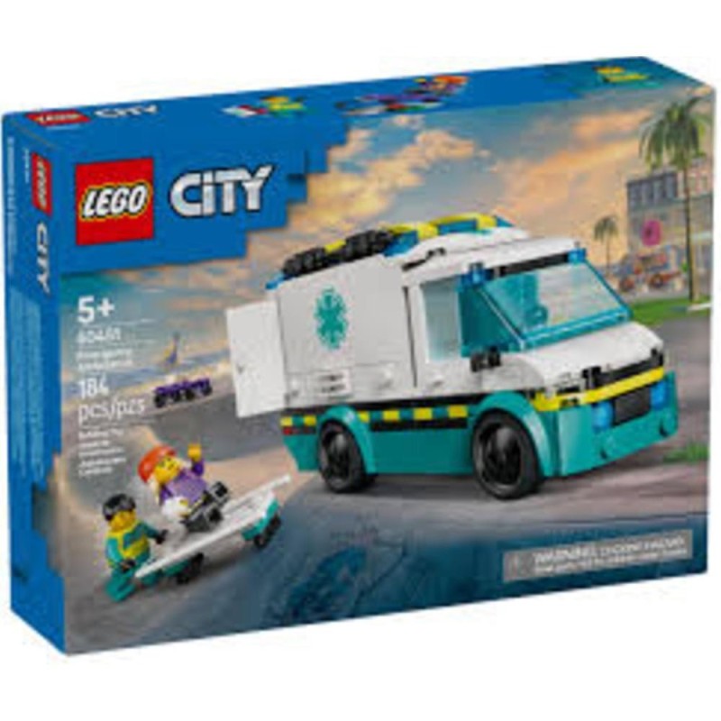 [1650564921] Jouet de construction Lego City 60451 ambulance de secours