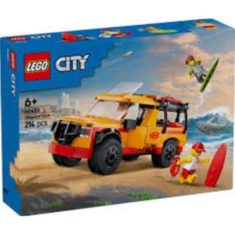 Jeu de construction LEGO City 60453 Véhicule de secours plage