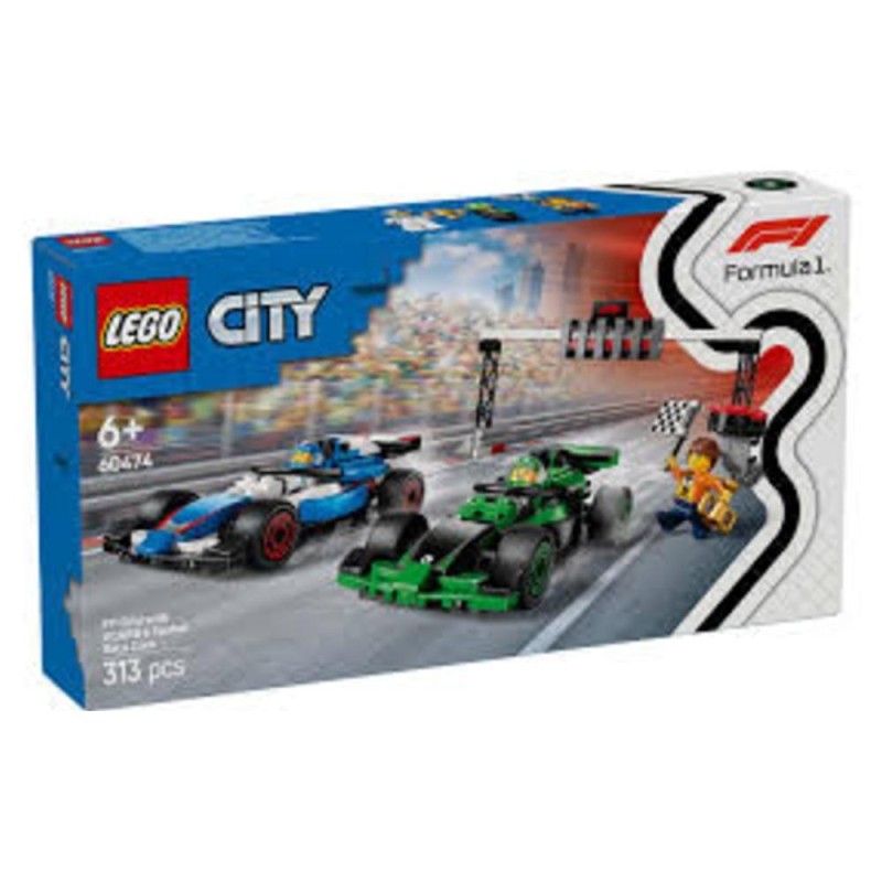 [1650565243] Set de voitures de course VCARB & Sauber Lego City 60474 F1 Grid