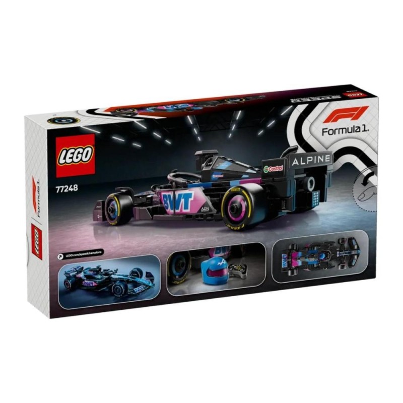 [1650565249] LEGO 77248 F1 BWT Alpine A524 Voiture de course speed champions