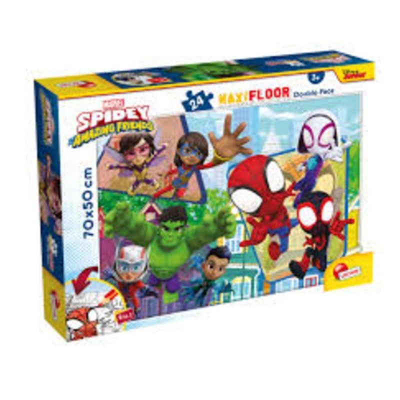 [1650565275] Puzzle DF MaxiFloor 24pcs Spidey 99726