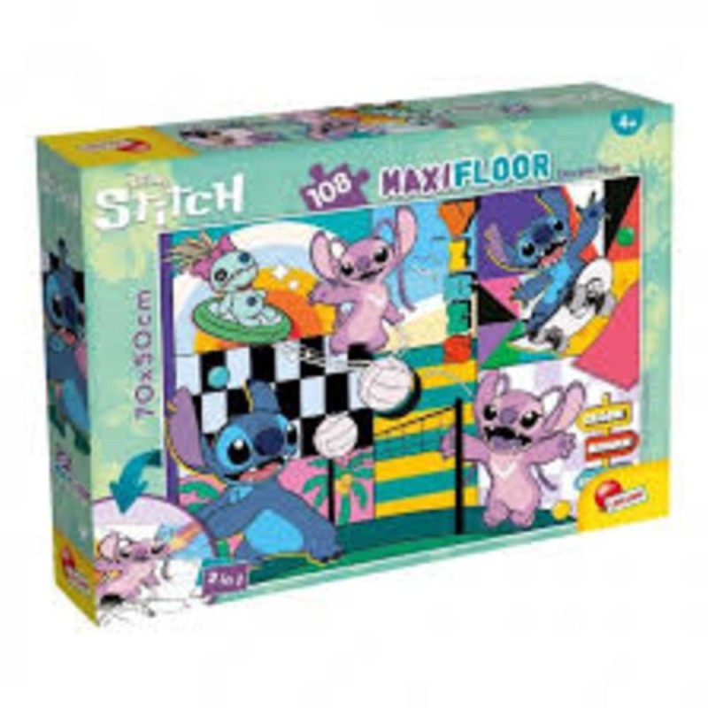 [1650565281] Puzzle DF MaxiFloor 108pcs Lilo and Stitch 109777