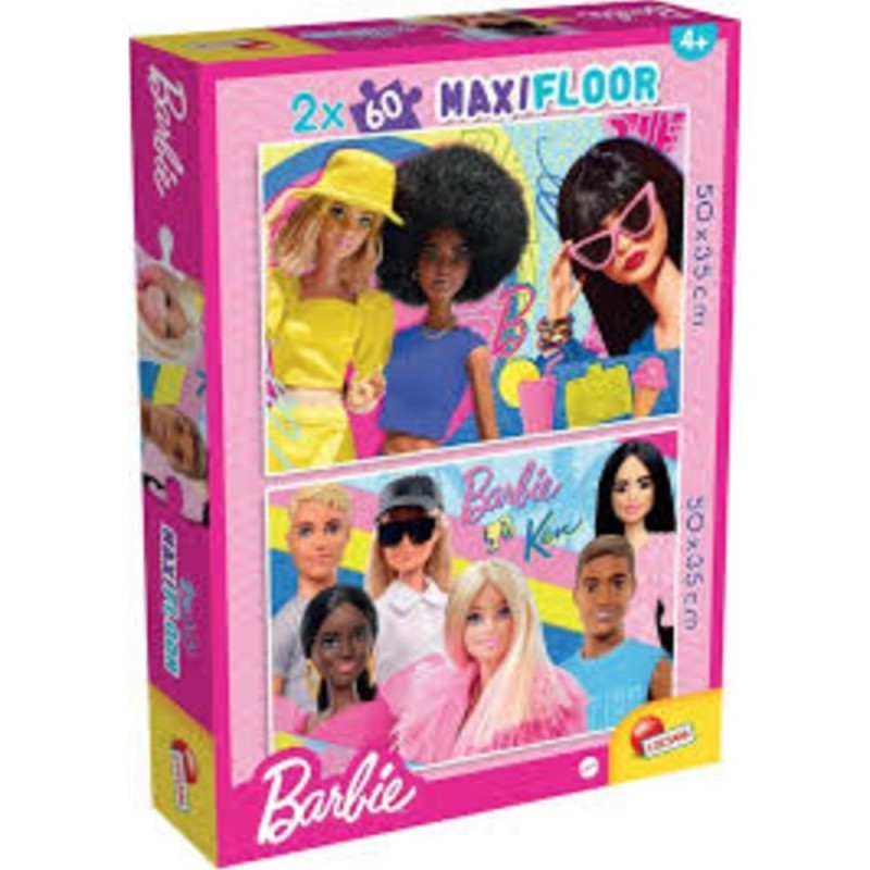 [1650565301] Puzzle DF MaxiFloor 2X60pcs Barbie 109661