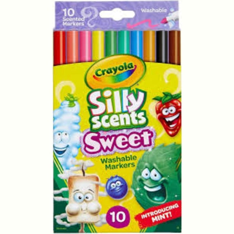 [1650565662] Washable Fineline Scented Markers 10ct 58 5071G