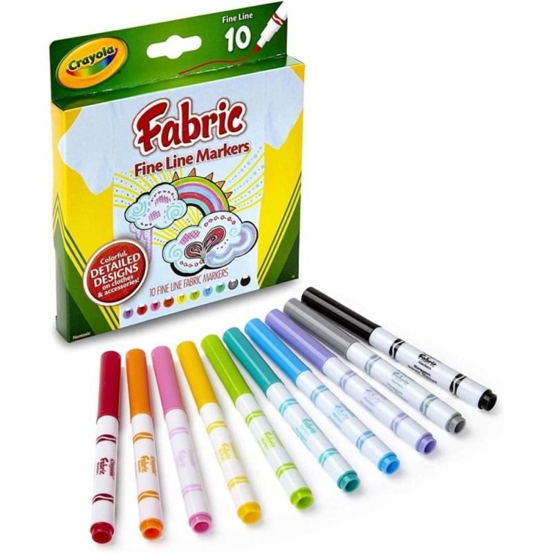 [1650565675] Fabric Markers 10ct 588633