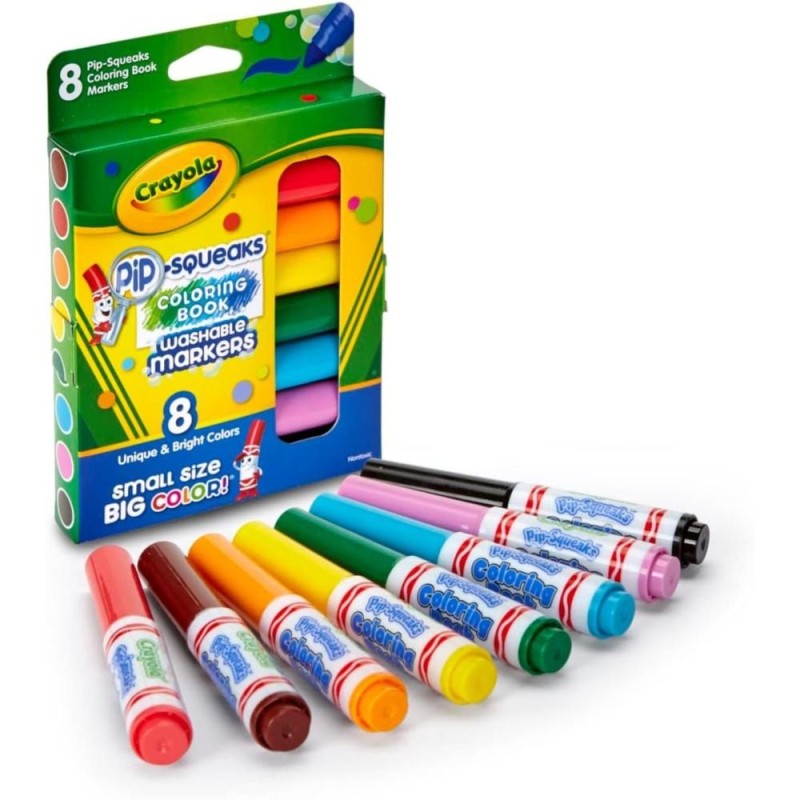 [1650565678] Pipsqueaks Washable Markers 7ct 58 3370 E 303