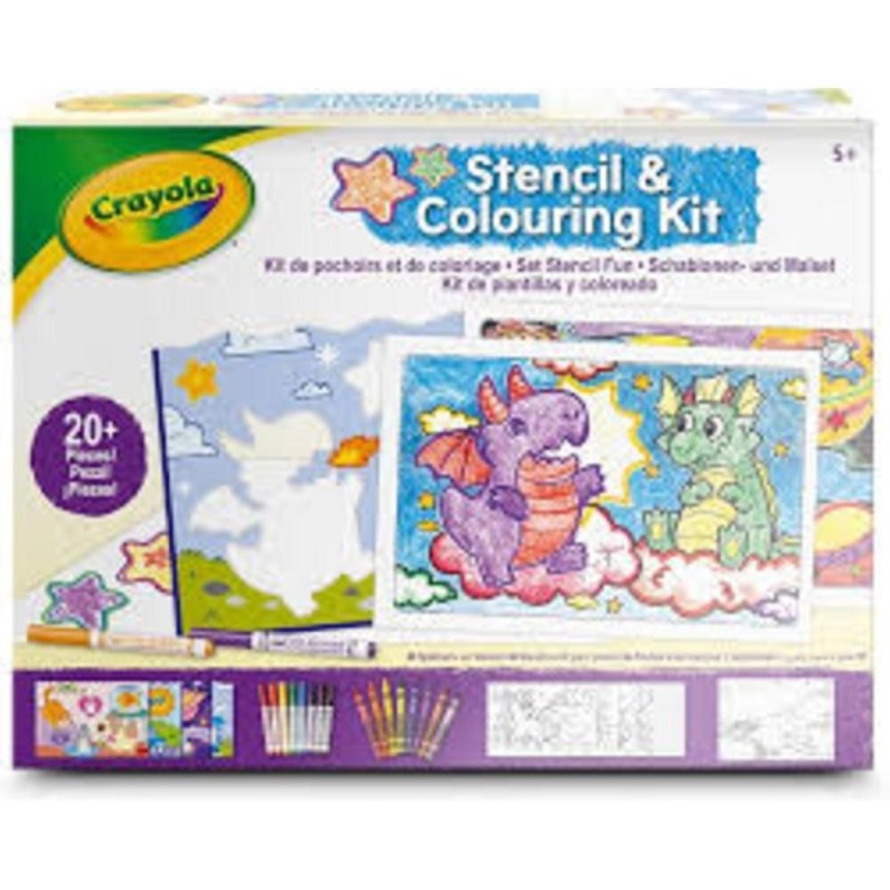 Stencil and Colouring Kit 04 2952