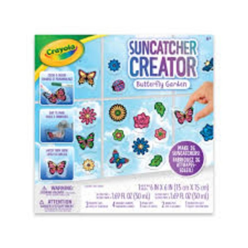 [1650565722] Crayola Creations Suncatcher Creatoer Butterfly Garden 04 2596
