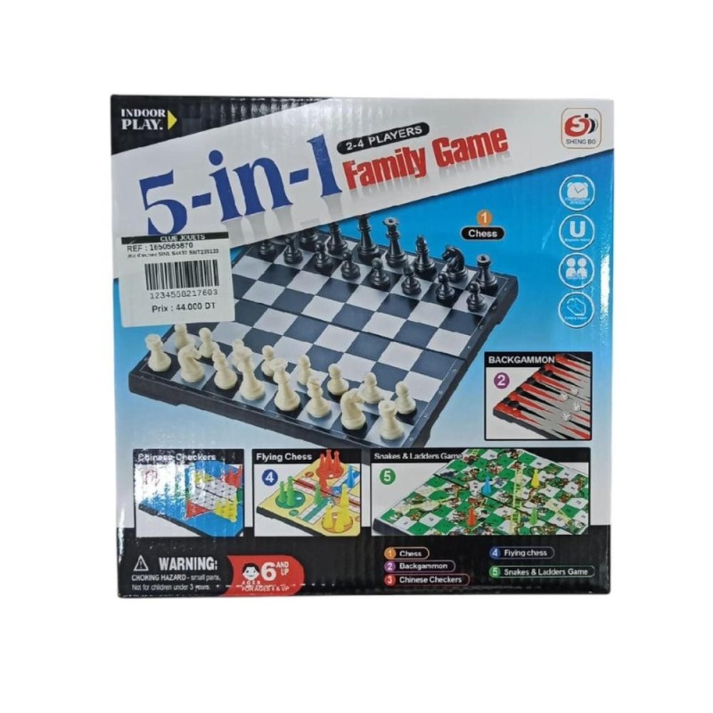 [1650565870] jeu d'echec 5IN1 S4432 SMT235123