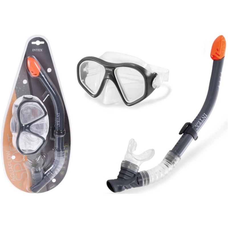 Ensemble masque de plongé avec tuba 55648